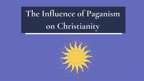 Study of pagan influences on the formation of christian theology